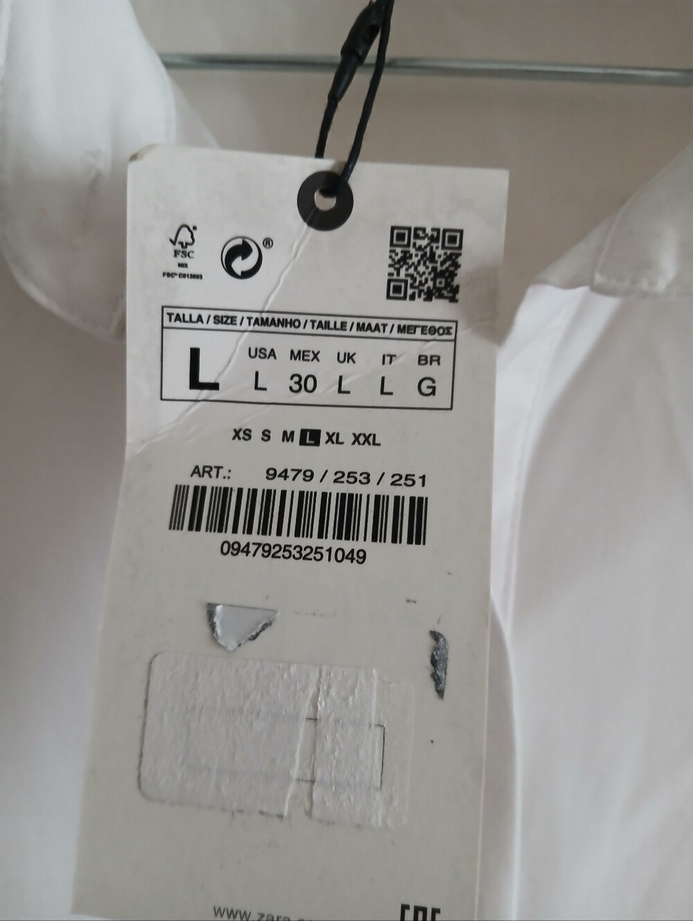 Zara White Long-Sleeve Pleated Midi Shirt Dress - Picture 8 of 10